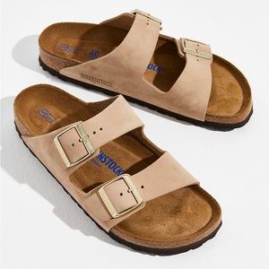 Birkenstock Arizona Sandal Nubuck Sandcastle - EU 38